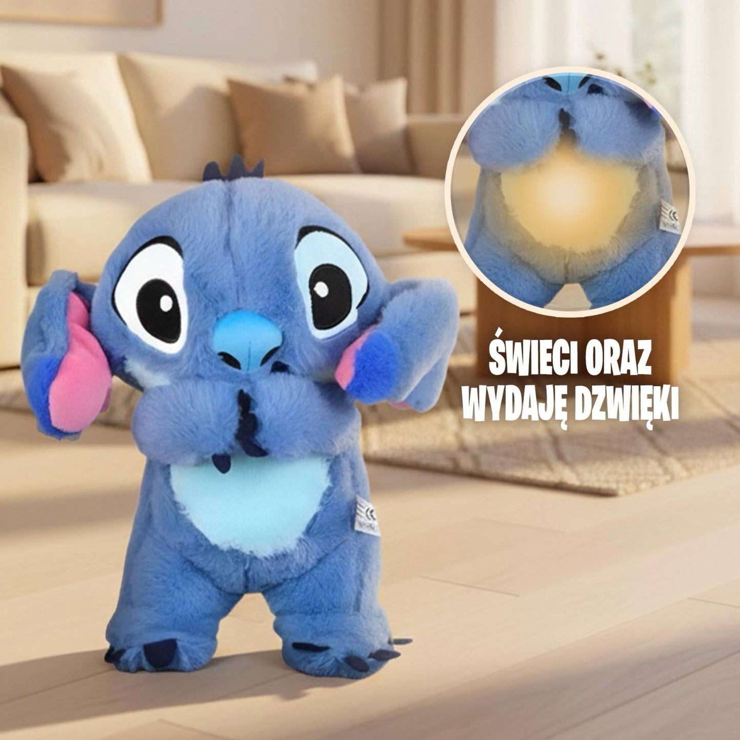 Miś Oddychający Stitch - Łatwe Zasypianie