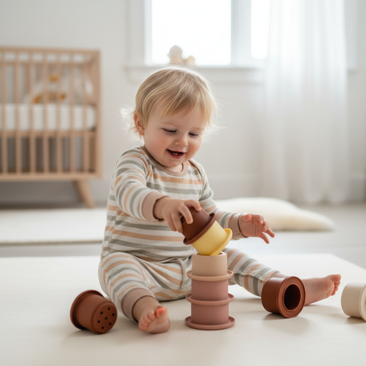 Silikonowe zabawki dla niemowlaka - dlaczego są idealne do gryzienia, ściskania i odkrywania?