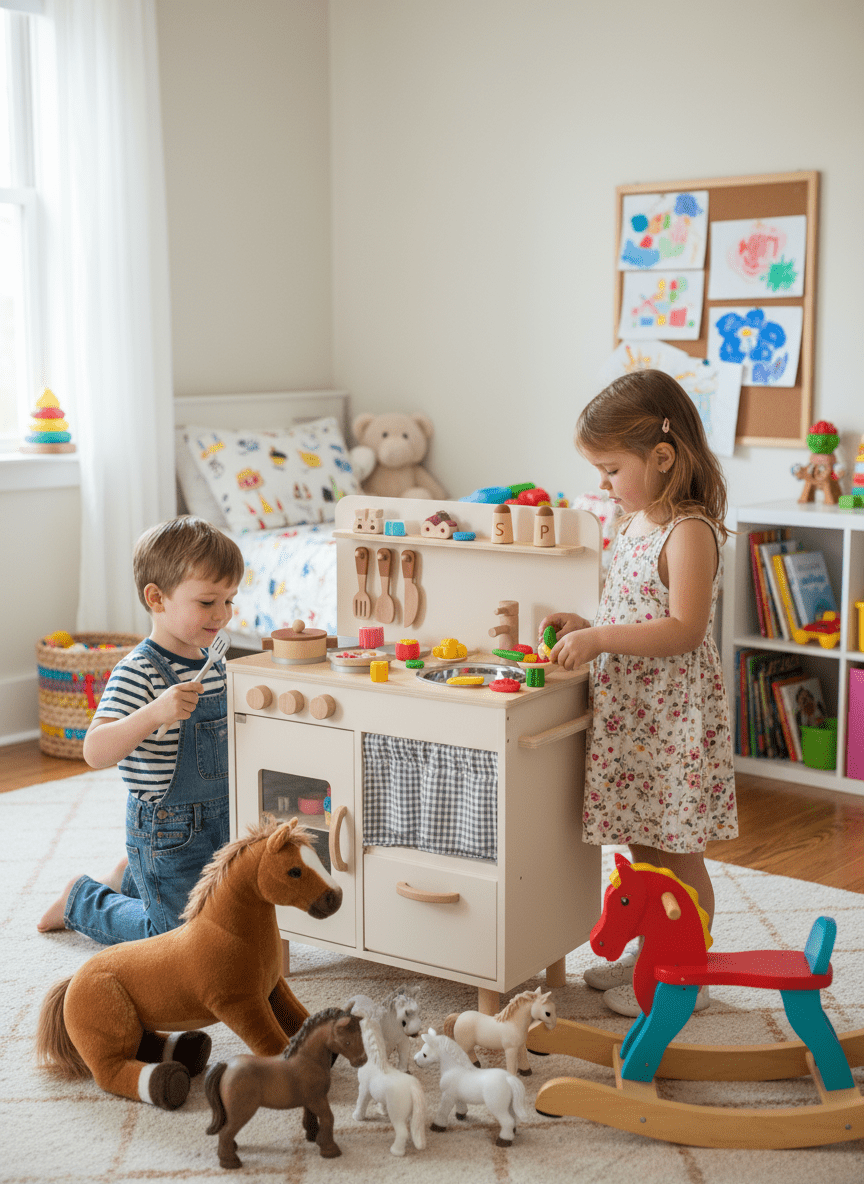 Drewniana Kuchnia dla Dzieci — Więcej niż Zabawa