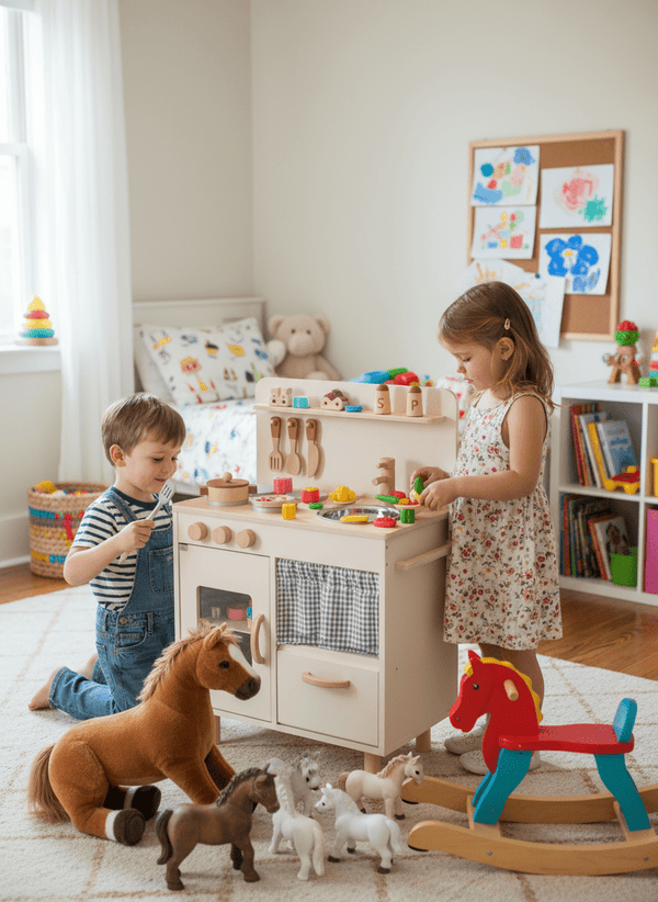 Drewniana Kuchnia dla Dzieci — Więcej niż Zabawa