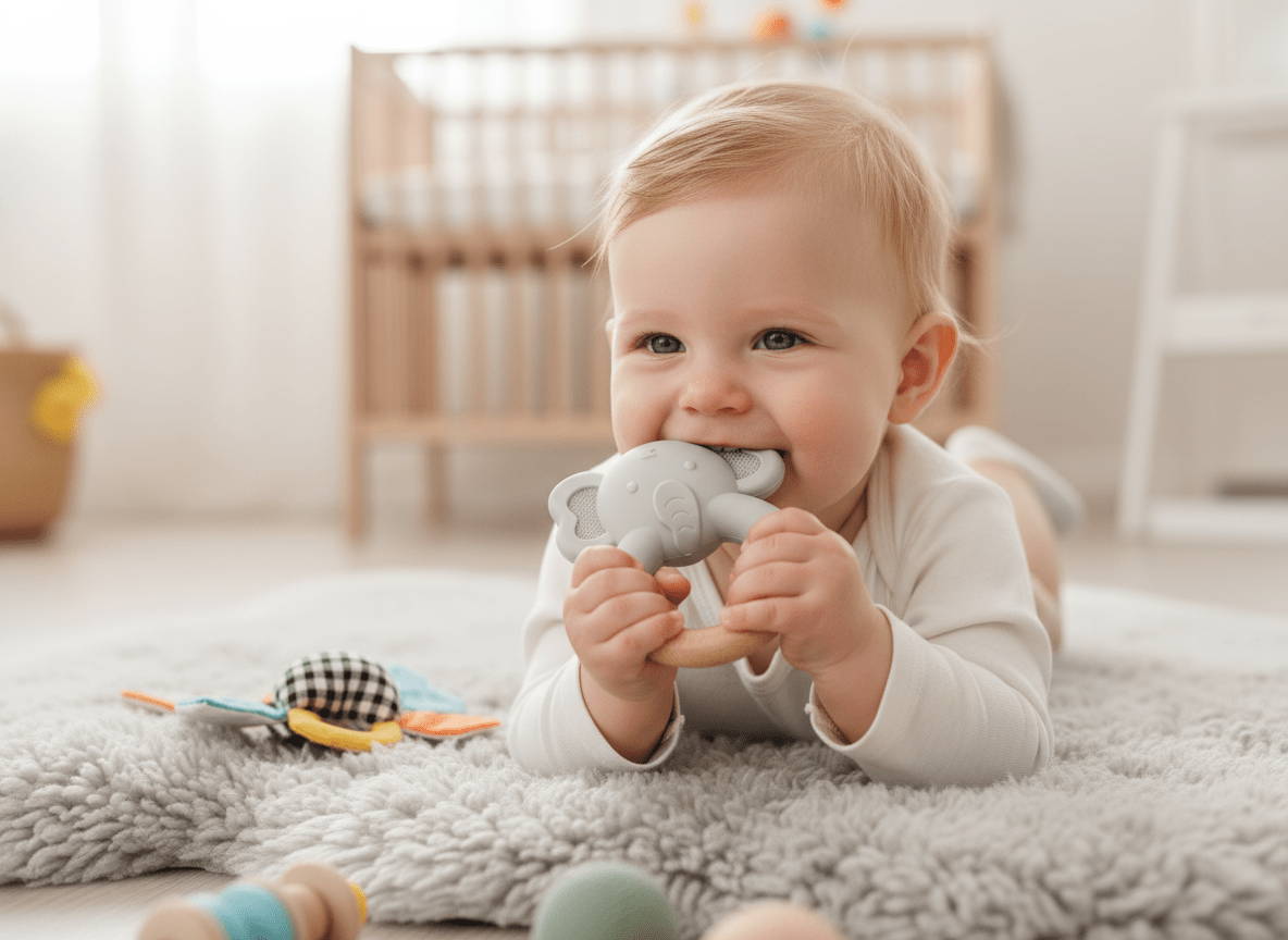 Rozwój sensoryczny niemowlaka 0-12 miesięcy: Jak mądrze stymulować zmysły przez zabawę?