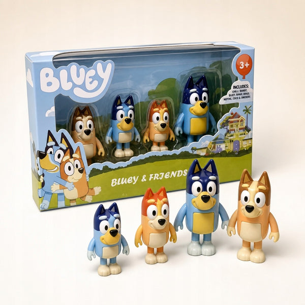 Zestaw Figurek Bluey & Family