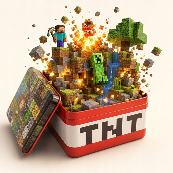 Klocki Magnetyczne Minecraft