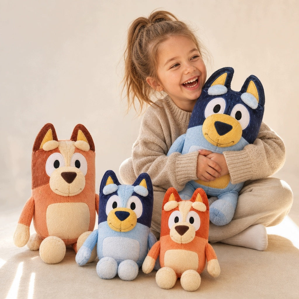 Maskotki Bluey Rodzinka Komplet