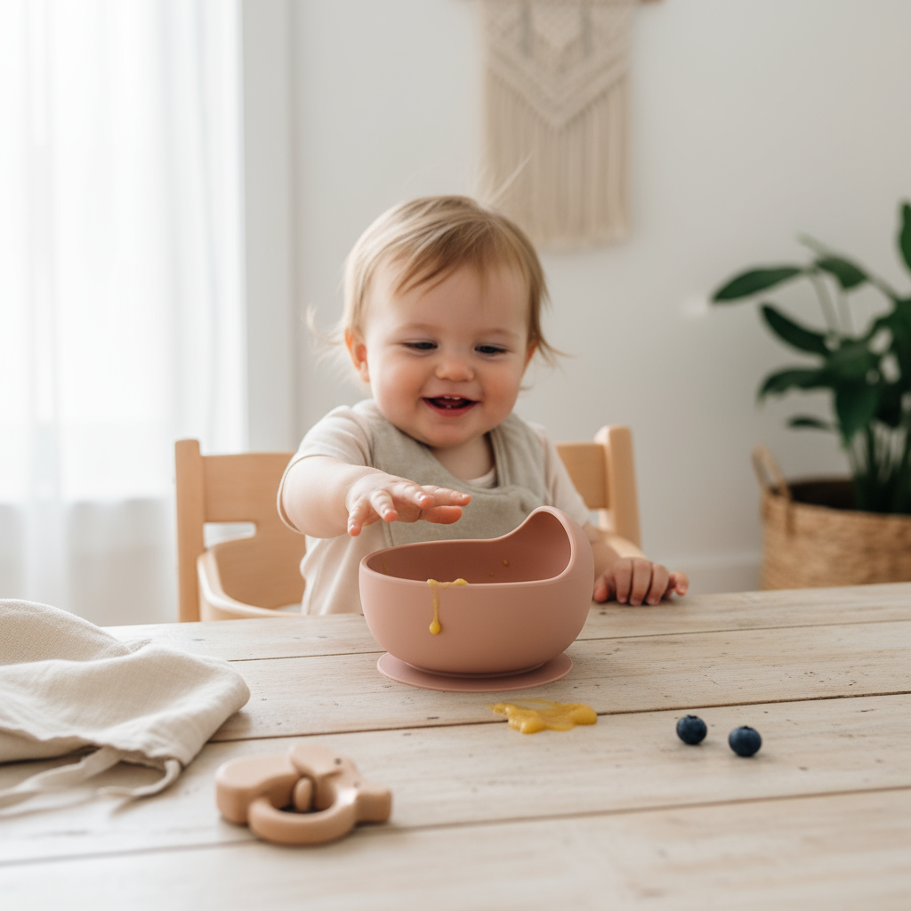 Silikonowa Miseczka z Przyssawką