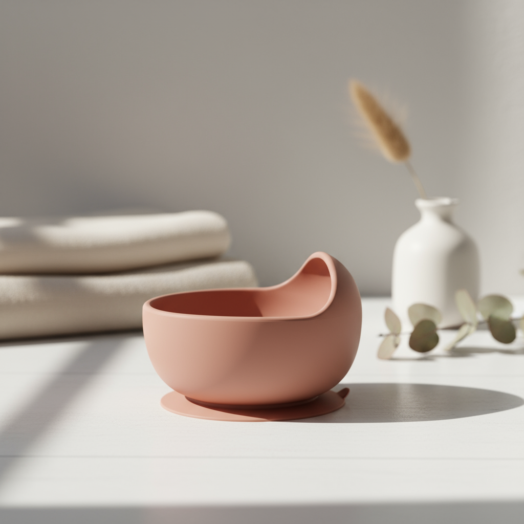 Silikonowa Miseczka z Przyssawką