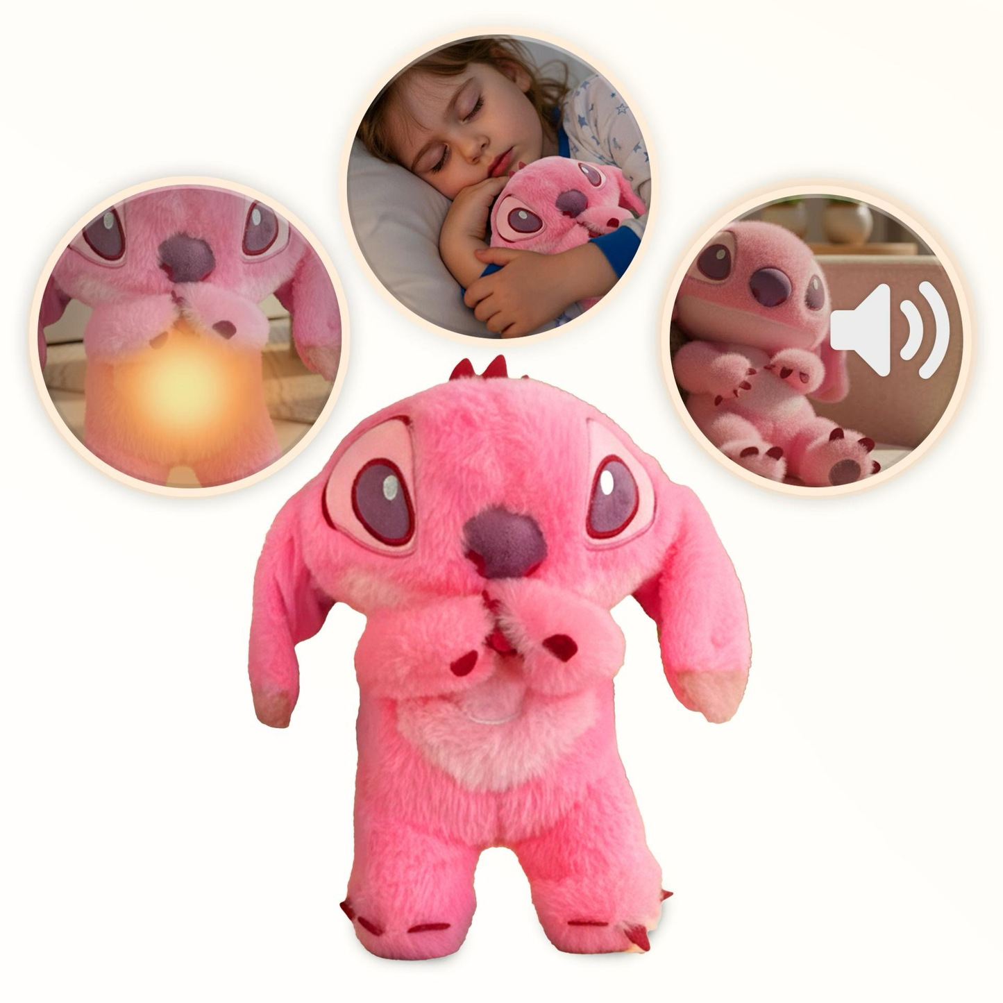 Miś Oddychający Stitch - Łatwe Zasypianie