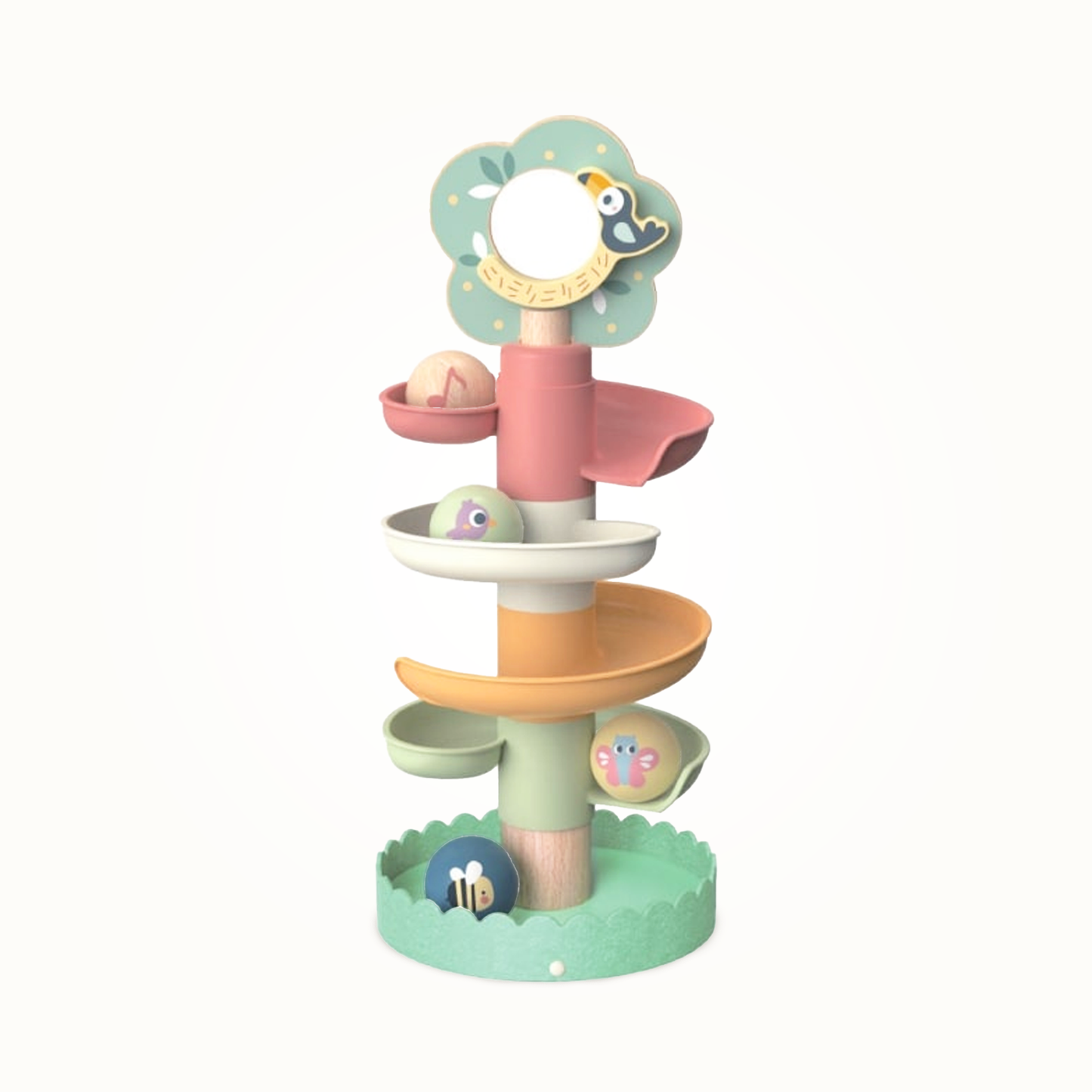 Blossom Ball Run – Pastelowy Drewniany Kulodrom