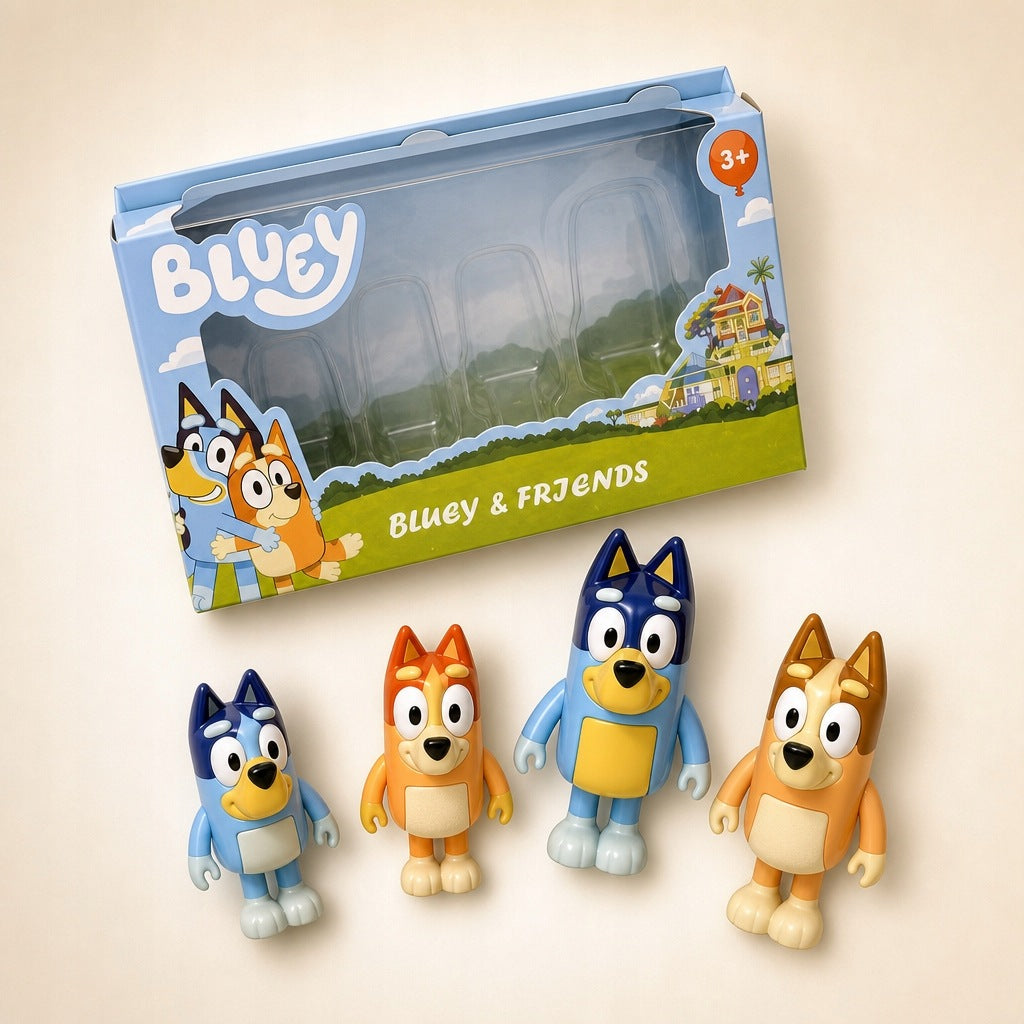 Zestaw Figurek Bluey & Family