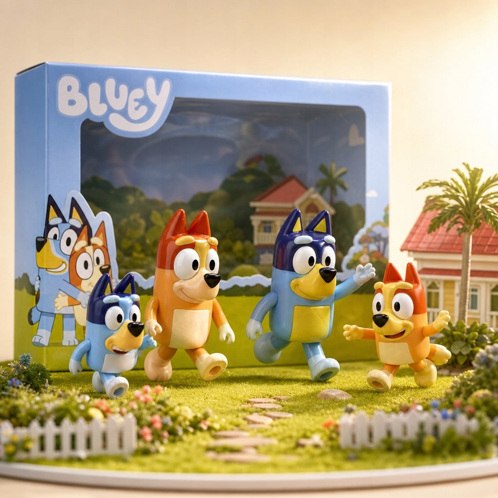 Zestaw Figurek Bluey & Family