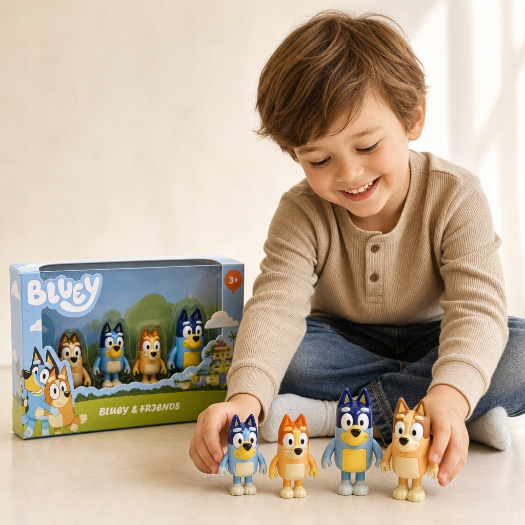 Zestaw Figurek Bluey & Family