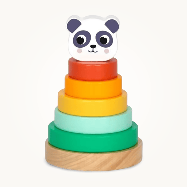 Drewniana Układanka -  Panda Stack — zdjęcie główne | dlaBambika