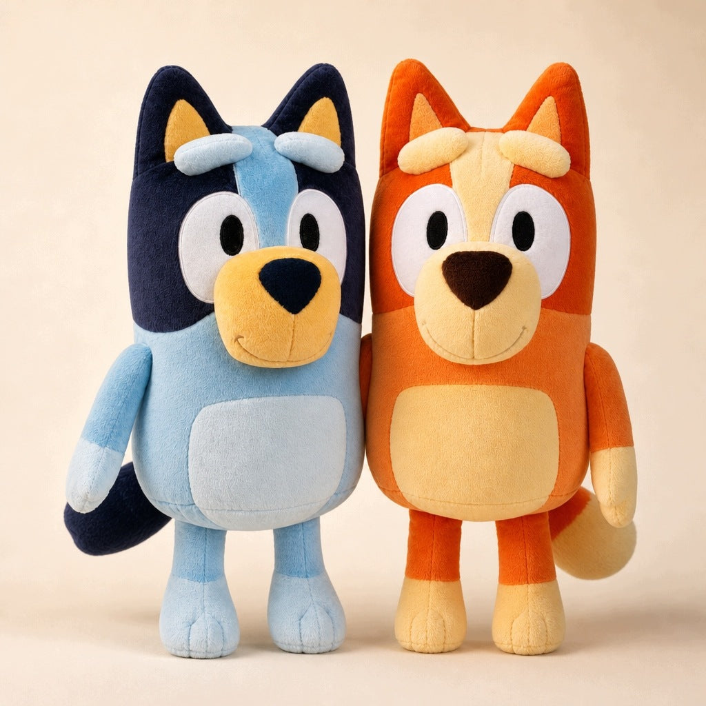 Maskotki Bluey Rodzinka Komplet