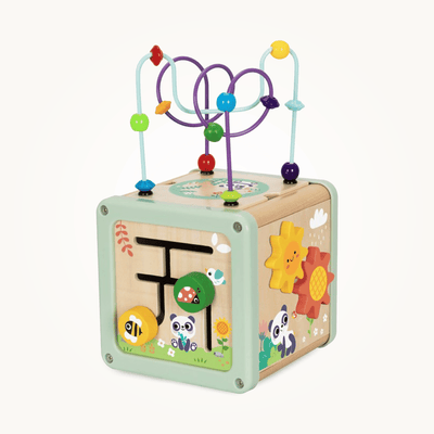 EduCube – Drewniana Kostka Rozwojowa 6w1