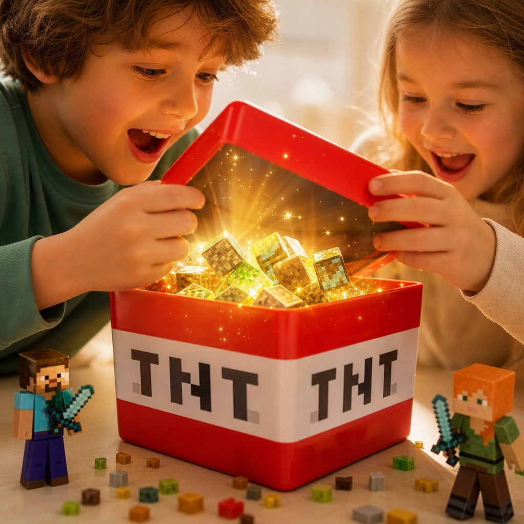 Klocki Magnetyczne Minecraft