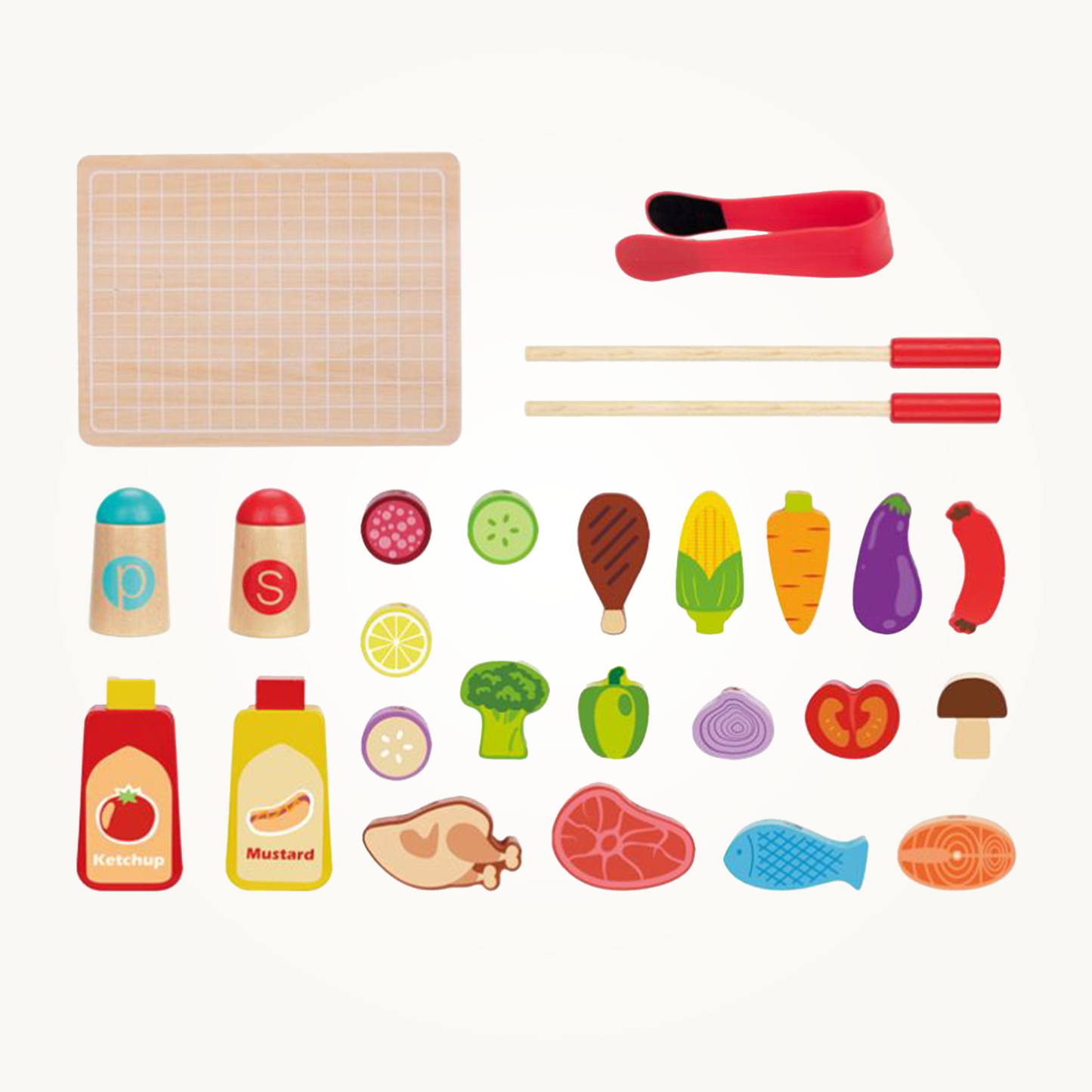 Drewniany Grill Jeżdżący Deluxe BBQ