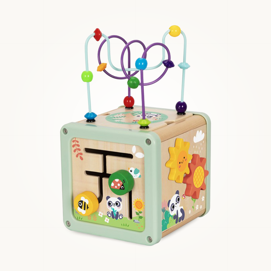 EduCube – Drewniana Kostka Rozwojowa 6w1