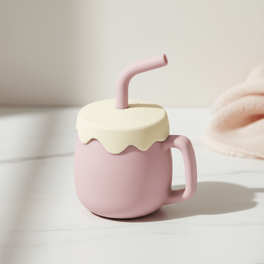 Kubek 2w1 Pij i Podjadaj 200ml — w użyciu | dlaBambika