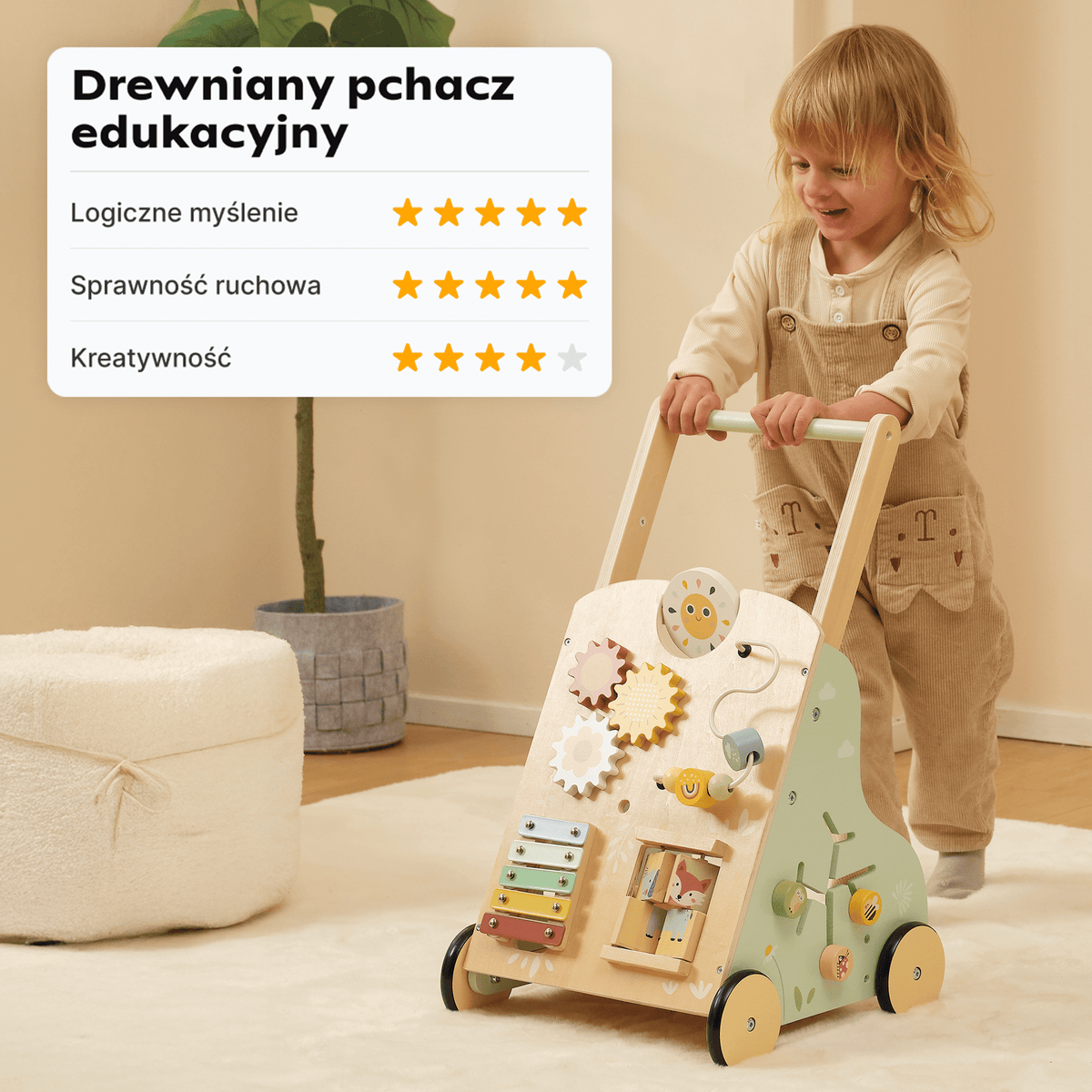 Pchacz Edukacyjny Wielofunkcyjny — szczegóły | dlaBambika