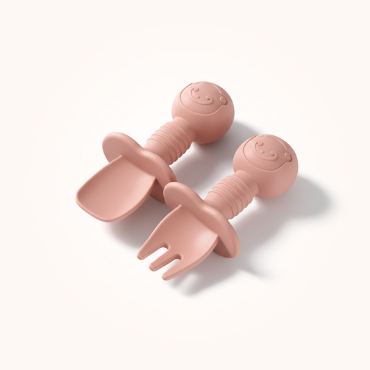 Silikonowe Sztućce Łyżka i Widelec | zestaw